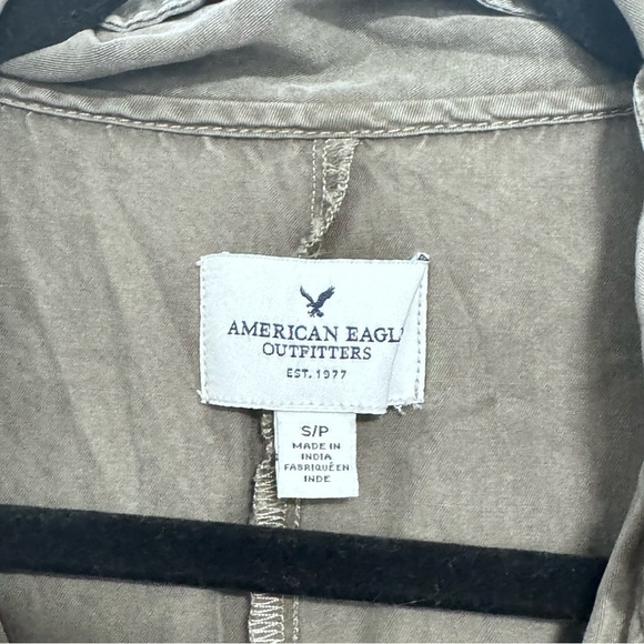 American Eagle Outfitters Sleeveless Green Utility Vest, Size S - Picture 4 of 5